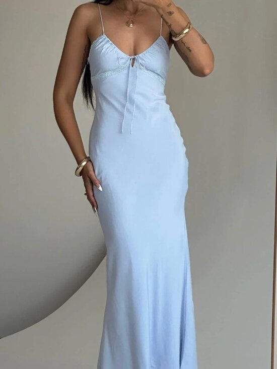 Princess Polly Dresses & Skirts - Emily Maxi Dress Blue